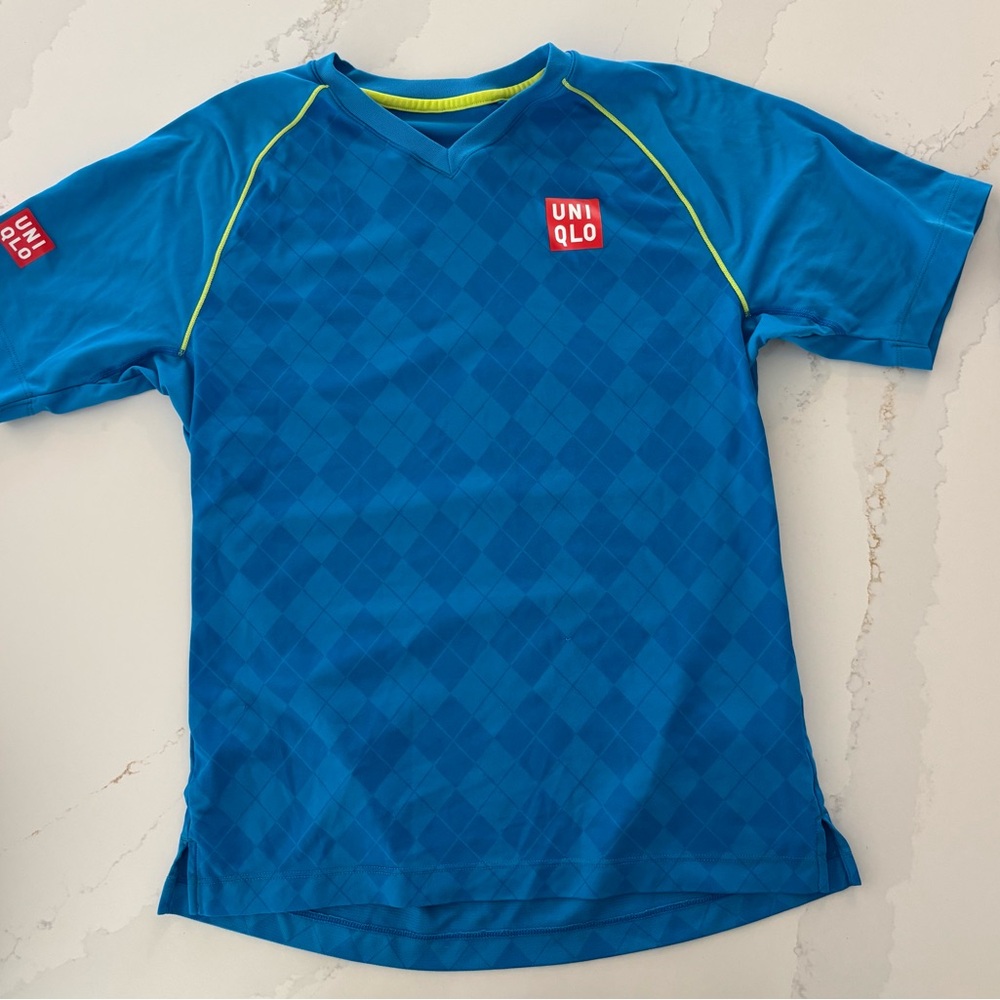 UNIQLO Blue Djokovic Tennis T-Shirt